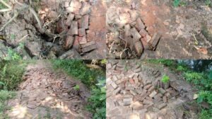এক মাস ধরে বন্ধ হাজী সোনা মিয়া সড়ক, দুর্ভোগে এলাকাবাসী