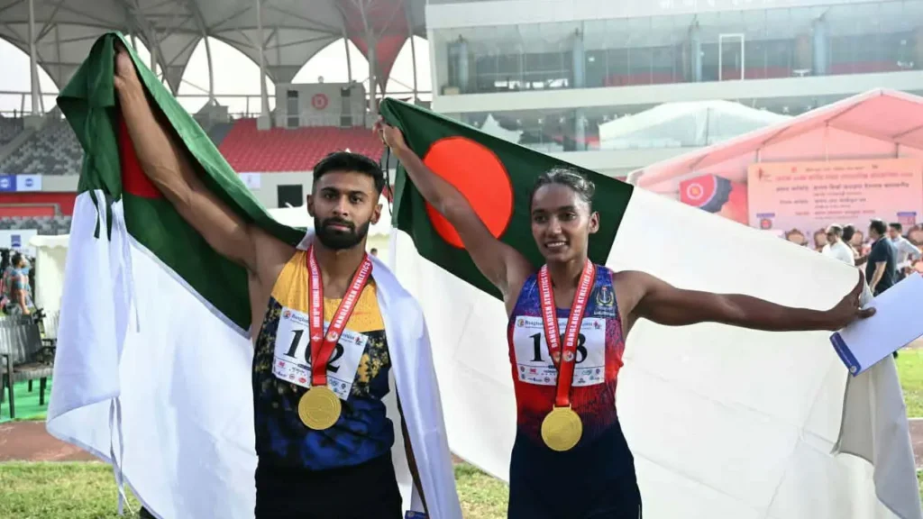 দ্রুততম মানব ইমরান, মানবী শিরিন; টাইমিং নিয়ে প্রথম দিনেই বিতর্ক